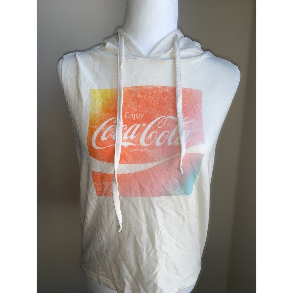 Super soft Coca Cola hooded tank